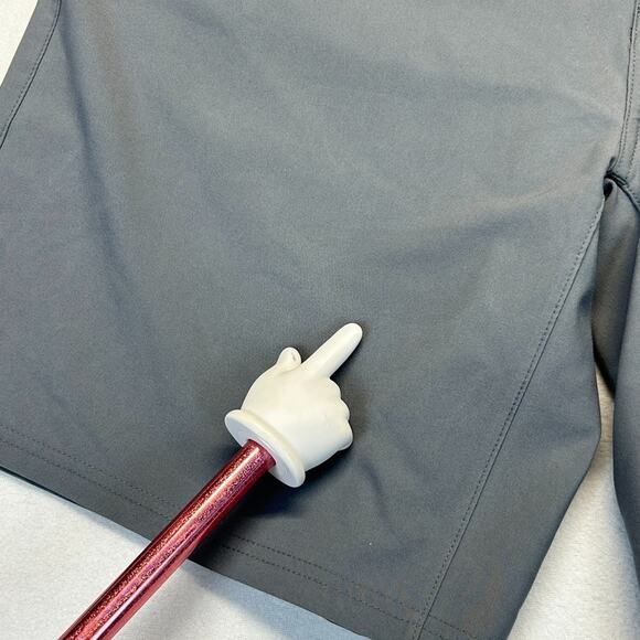 Huk Pursuit 8.5" Chino Shorts Mens XL 40x8.5 Gray Elastic Waist Fishing Camping - Picture 2 of 13